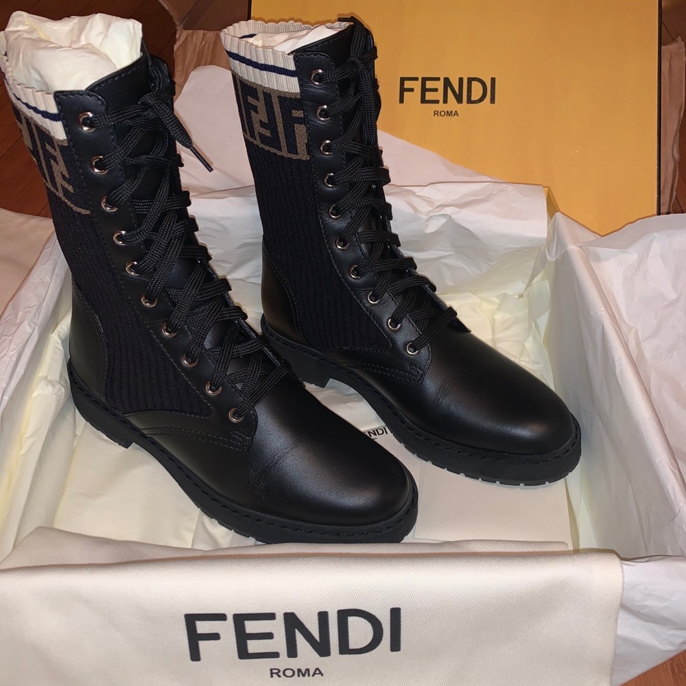 Fendi Leather Boots